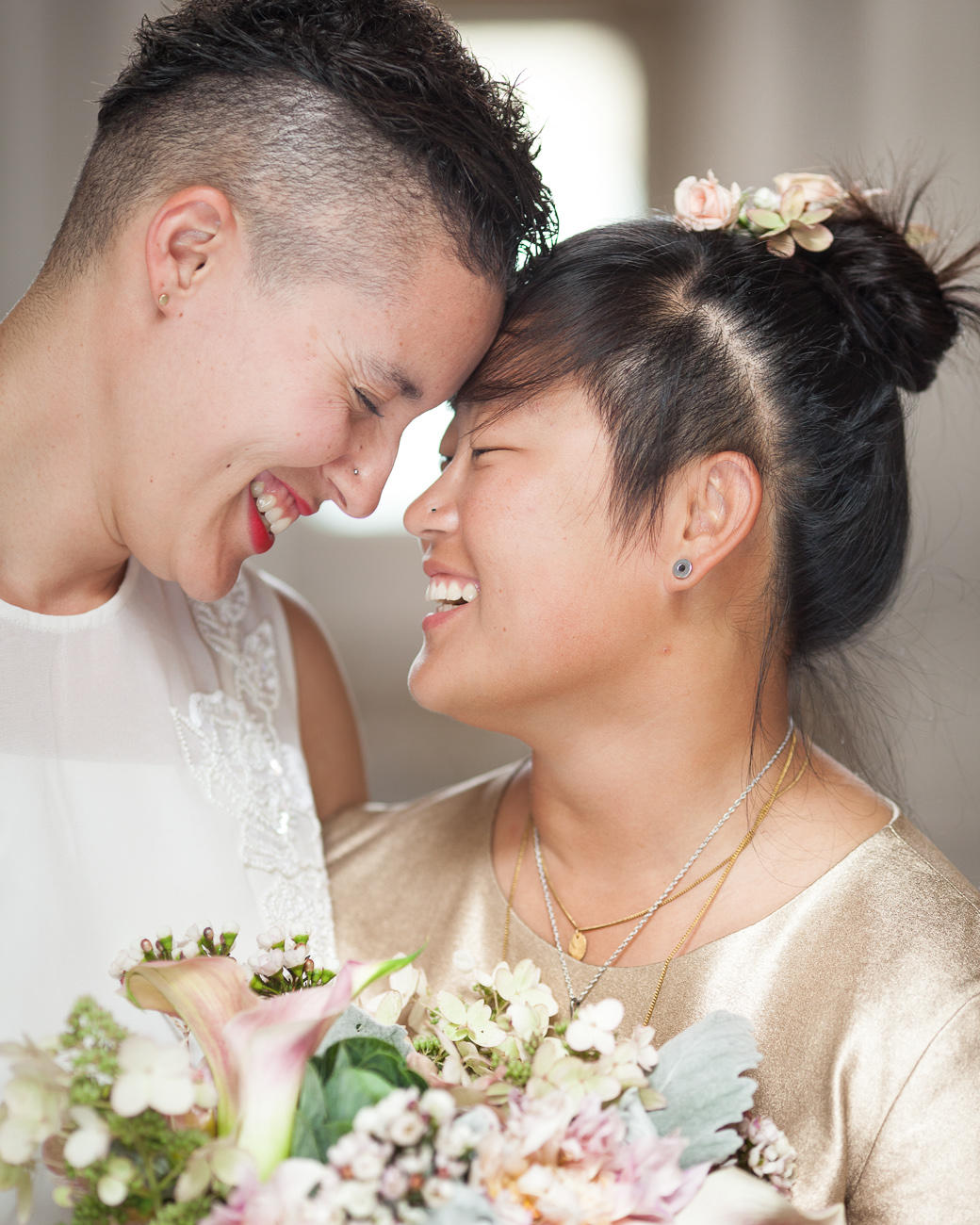 city hall brides wedding