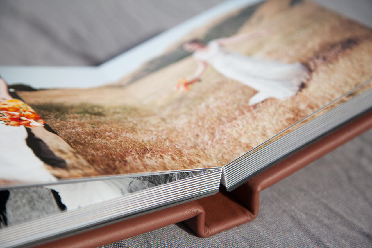 Cow Track Ranch leather album