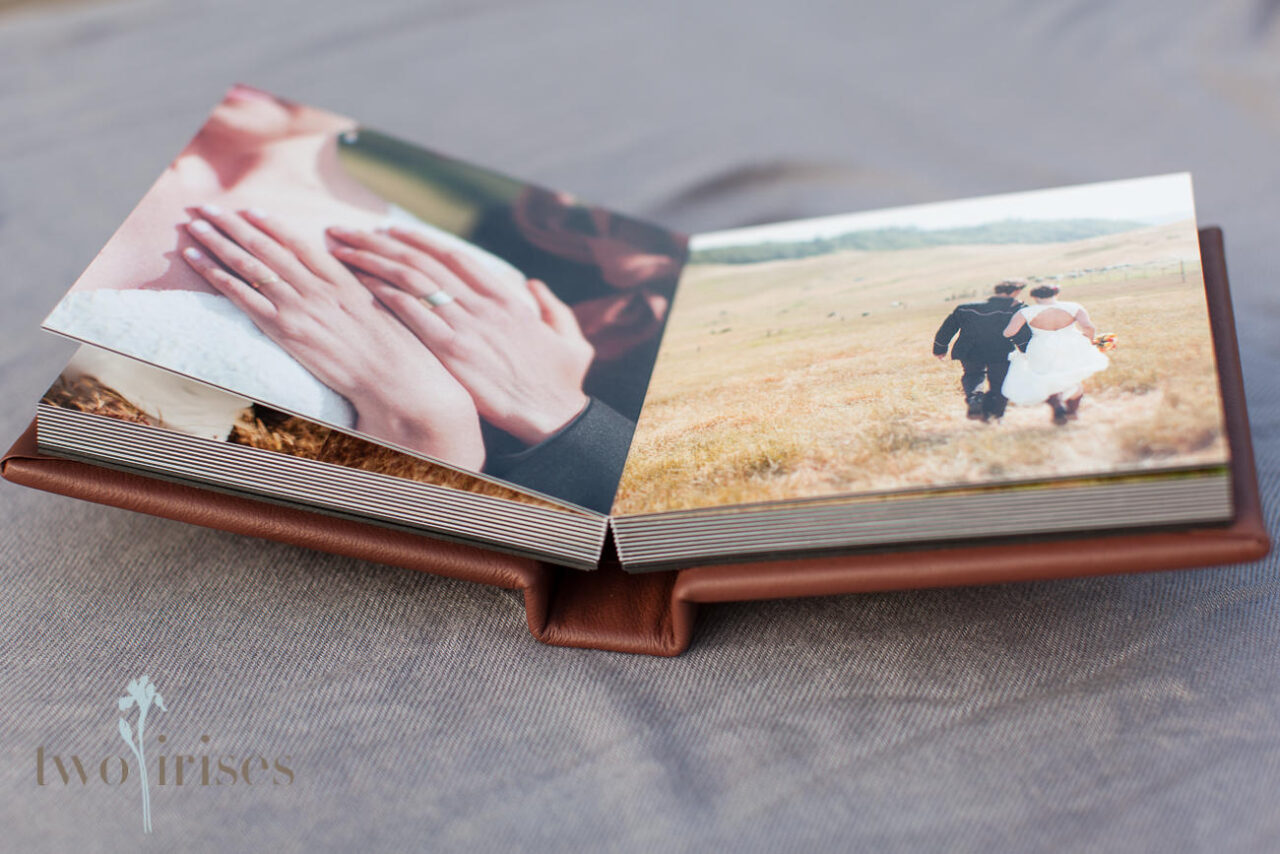 Cow Track Ranch leather album