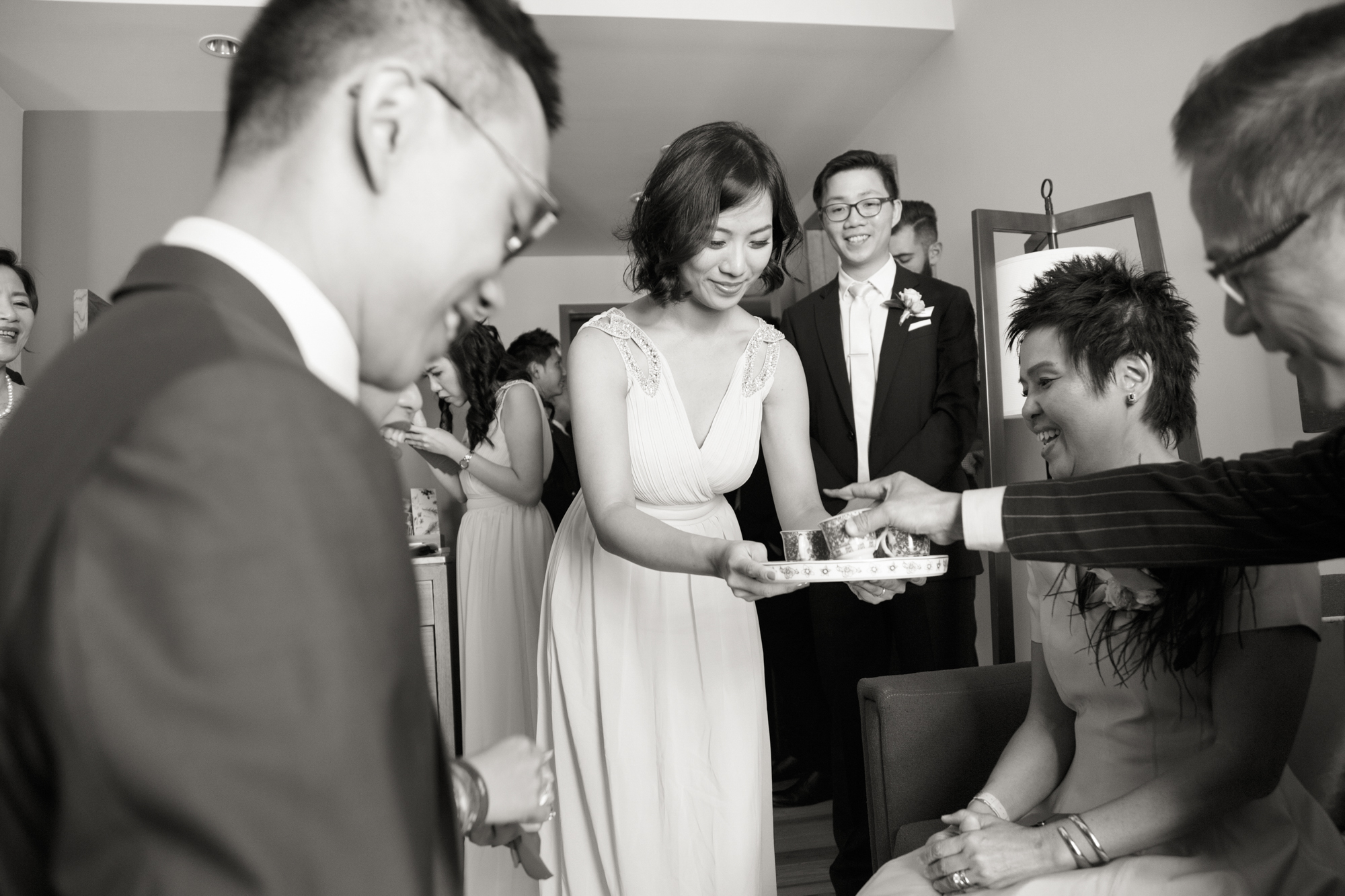 Chinese tea ceremony at Andaz Napa